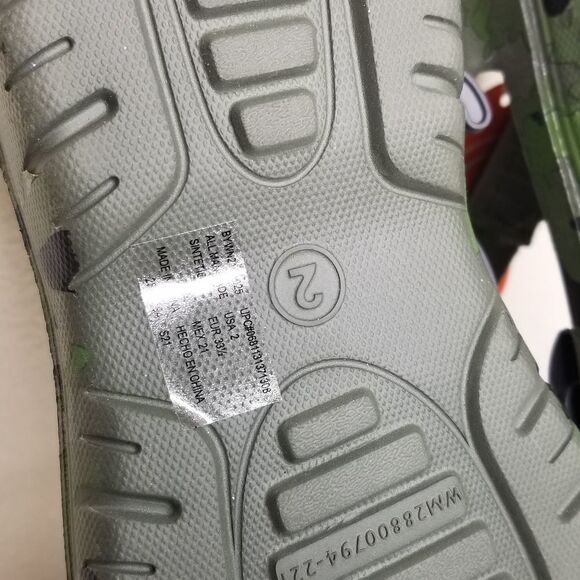 Wonder‎ Nation Camoflage Beach Sport Sandals Boys Size 2 - Picture 8 of 10